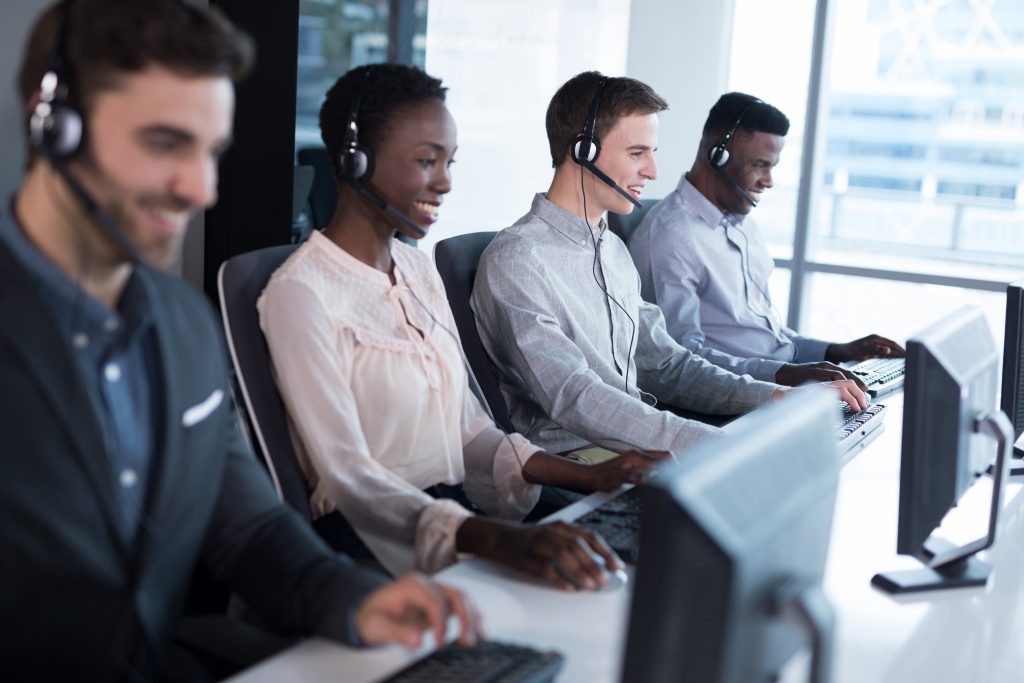 people in the office